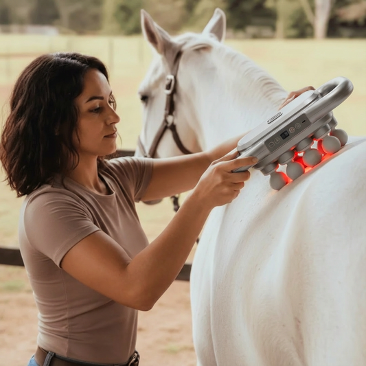 Horse Therapy™ 8 Heads Red Light Massage Gun