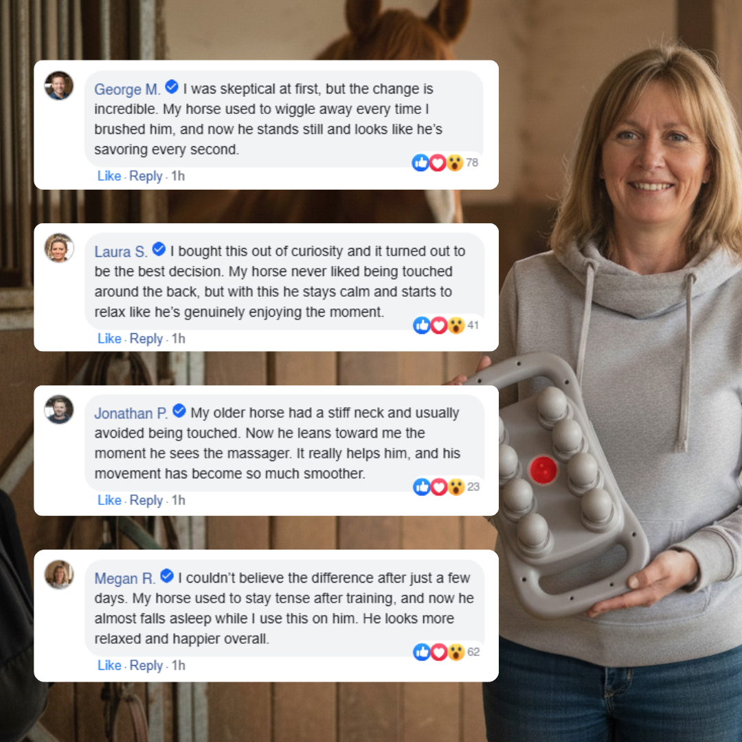 Horse Therapy™ 8 Heads Red Light Massage Gun