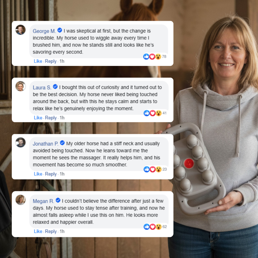 Horse Therapy™ 8 Heads Red Light Massage Gun